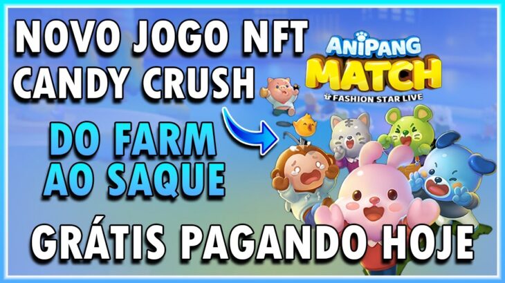 Anipang Match: Novo Jogo NFT Grátis da Wemix 10 Reais por Dia! Do Farm ao Saque Tutorial Completo!