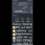 Avinoc Staking NFT auf der Zeniq Smartchain über die NOMO ZENIQ App