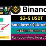 Binance New Auto Invest Quiz Offer 2023।Binance Airdrop,Nft 2023।Binance Update News,Stb Tech