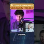 Di cosa si occupa un community manager #NFT #discord