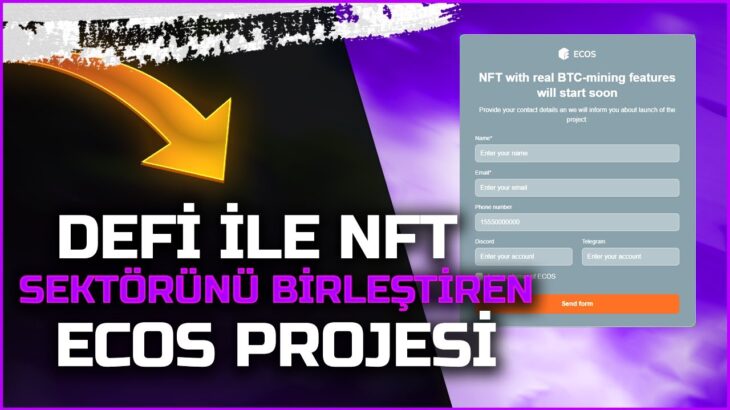 ECOS Defi İle NFT Sektörünü Birleştiren Proje – ECOS NFT İle Ücretsiz Whitelist Kazan !!