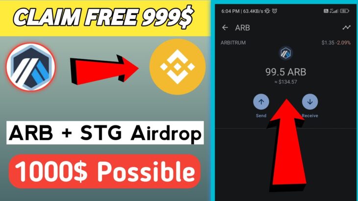 Get Free 1000$ Worth Arbitrum Token Airdrop | Claim Free Sui NFT | Today’s Instant Payment Crypto