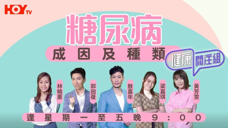 【糖尿病】點樣形成？又有幾多種類？聽專業醫生分享！｜HOY TV 77台《健康關注組》#敖嘉年 #梁嘉琪 #郭田葰 #黃芳雯 #林曉蕙