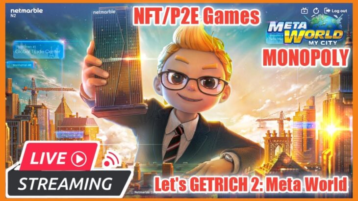 【Let’s GET RICH 2】🔴GAME NFT/P2E – COMBO AUTO WIN DI BOARD EXPERT | HENRY & NANA – AUTO LANDMARK