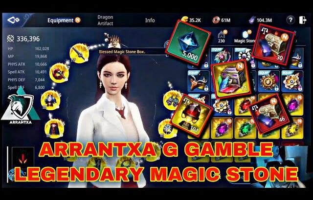 MIR4-ARRANTXA G GAMBLE FOR PERFECT LEGENDARY MAGIC STONE | SERVER INMENA NFT 11