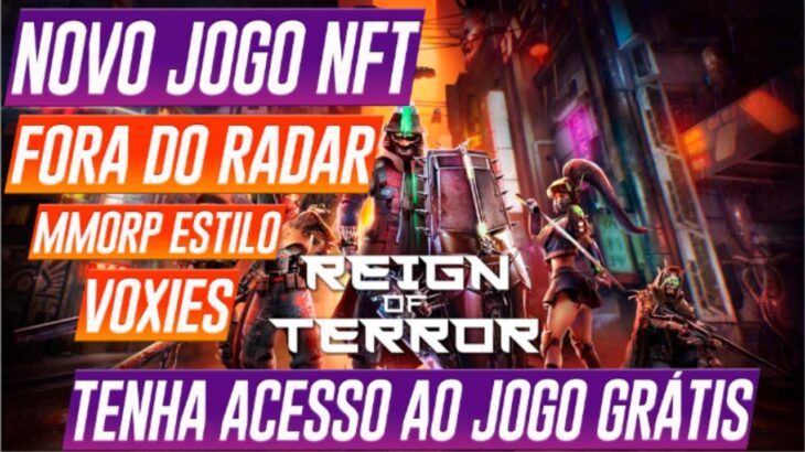 NOVO JOGO NFT – FORA DO RADAR – ESTILO VOXIES – TENHA ACESSO EXCLUSIVO GRÁTIS