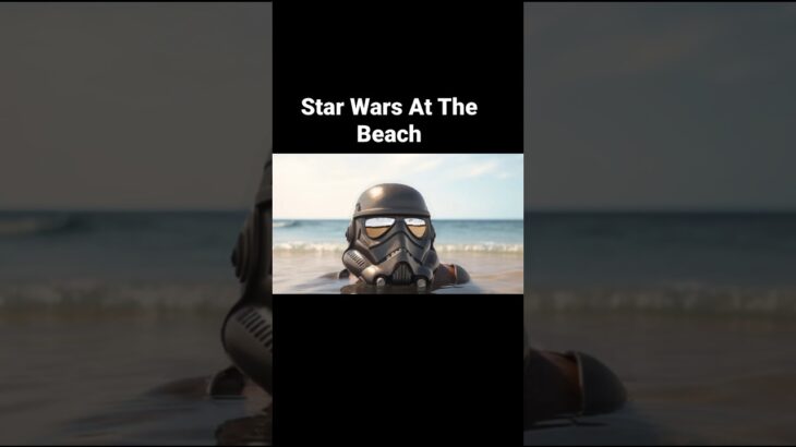 Star Wars At The Beach #nft #crypto #midjourney #ai #starwars #kyloren #darkside