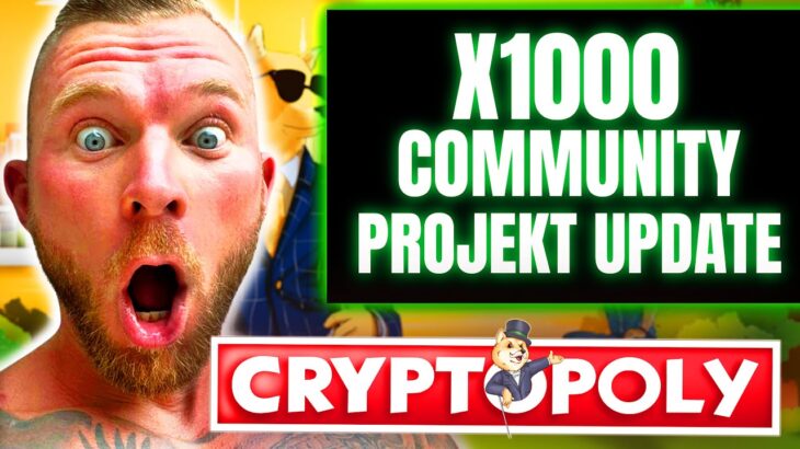 CRYPTOPOLY 😱🤑💥 Das X1000 Community Projekt🚀 Jetzt Free Founder NFT sichern! #krypto #memecoin