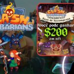 Clash of Barbarians Novo Jogo NFT – Sorteio de 200 dolares em NFTs