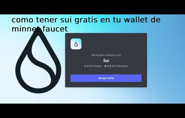 Como tener SUI GRATIS faucet en mainnet y Cobra un nft