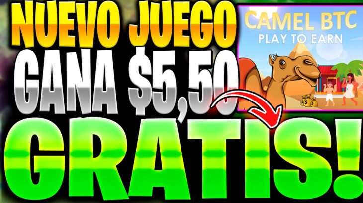 💥GANA $5,50 USDT GRATIS🤑¿VALE la PENA?🧠NUEVO JUEGO NFT GRATIS Android 2023🔥Camel Btc estrategia