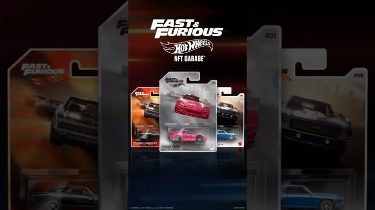 Hot Wheels Fast & Furious NFT May 22nd 12 PM Est on MattelCreations.com #nft #hotwheels #cars