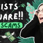 How to avoid art scams! | Artists beware: Art scams on Instagram, NFT scams | Scam targeting artists