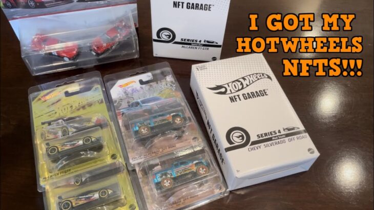 I GOT MY HOT WHEELS NFTS IN THE MAIL!!! NFT GARAGE SERIES 4!!! SKYLINE 2 PACK!!!