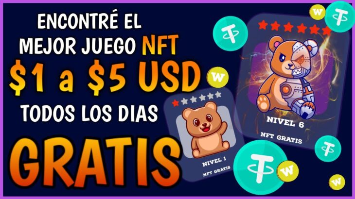 💥IMPERDIBLE💥 El MEJOR juego NFT para GANAR criptomonedas GRATIS todos los días desde tu móvil 2023