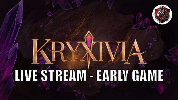 Kryxivia NFT Game – Early Game – Lets Get Started – Polygon Blockchain – Live Stream