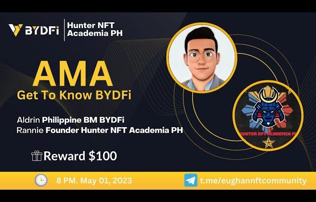 LIVE AMA BYDFi ON HUNTER NFT ACADEMIA PH I BYDFi INTRODUCTION I GIVEAWAYS