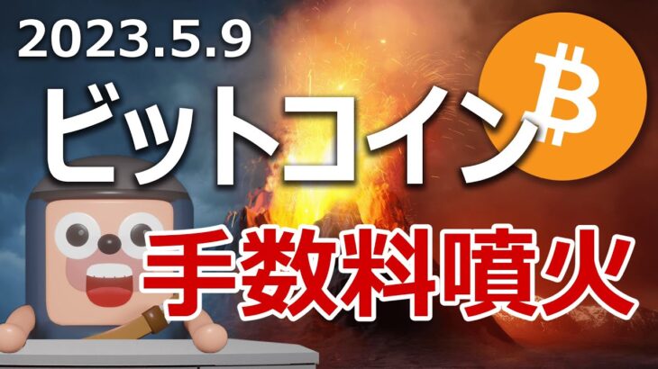 ビットコインNFTの登場で送金手数料が爆上がりしました