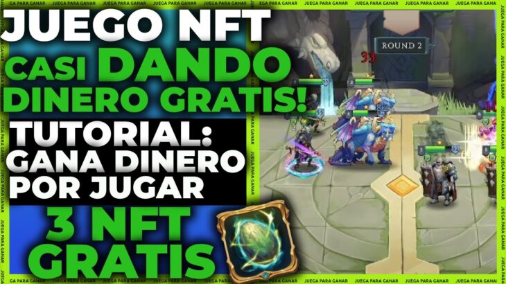 🤯NUEVO JUEGO NFT GRATIS DANDO DINERO POR JUGAR💥FREE TO PLAY💥 JUEGOS NFT SIN INVERSIÓN🤑eternal dragon