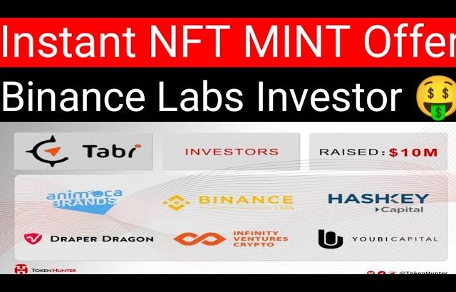 New Instant NFT Mint Offer।। Tabi Voyagers NFT Mint Offer।। Binance Labs Partnership 🤑 Big Profit