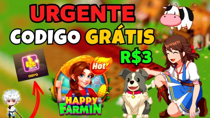 💲  R$10 POR DIA GRÁTIS HAPPY FARMIN – NOVO NFT – NUEVO NFT – PAGANDO MUITO NO PIX- JOGO NFT – GRATIS