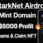 StarkNet $5000 Future Airdrop | StarkNet NFT Claim | StarkNet Domain Mint | StarkNet Play Game