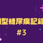 1型糖尿病記録 #3