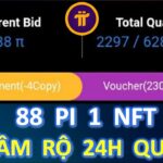 88 Pi mua 1 NFT rầm rộ 24h qua #investtv #pinetwork #pi #picoin #coin #crypto #nft #pichainmall