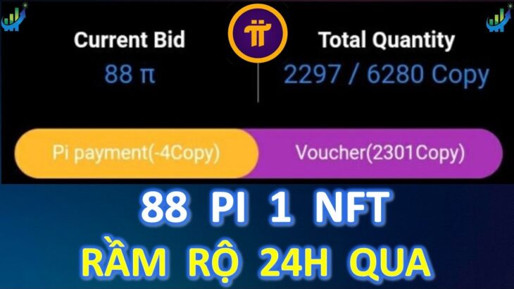 88 Pi mua 1 NFT rầm rộ 24h qua #investtv #pinetwork #pi #picoin #coin #crypto #nft #pichainmall