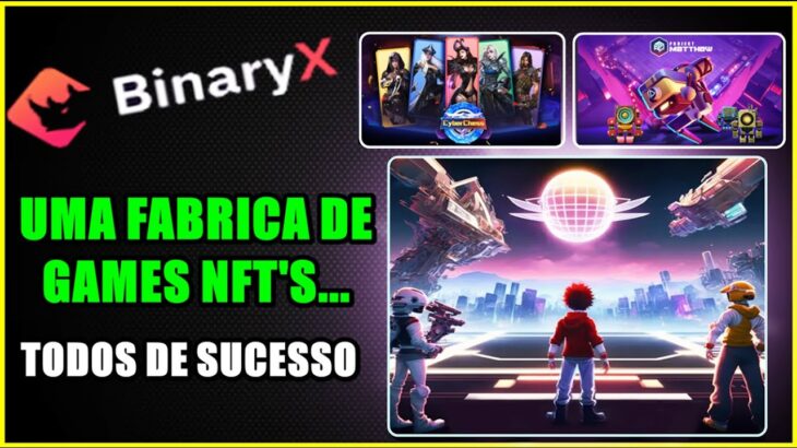 BINARYX – New Wpp Release & INO Is Coming | GAMES  NFT DE ALTISSIMA QUALIDADE RODANDO A 2 ANOS