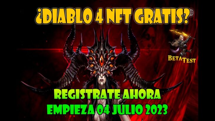 ¿ DIABLO 4 NFT FREE TO PLAY ? REGISTRATE AHORA | SERAPH GAME