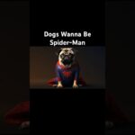 Dogs Wanna Be Spider-Man #nft #cryptonft #ai #midjourney #puppyvideos #dog #superhero #puppyvideos