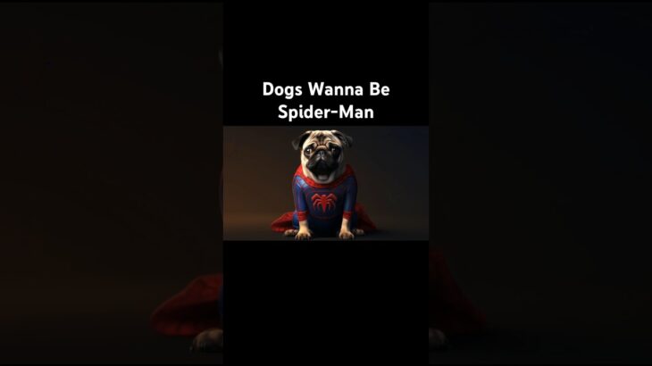 Dogs Wanna Be Spider-Man #nft #cryptonft #ai #midjourney #puppyvideos #dog #superhero #puppyvideos