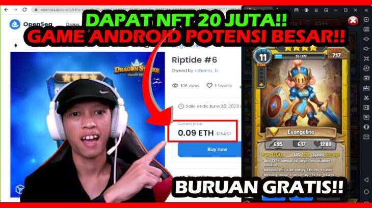 GILA❗❗ DAPAT NFT HARGA 20 JUTA❗❗ GAME NFT ANDROID PENGHASIL UANG POTENSI CUAN BESAR❗❗ 2023 GRATIS ❗