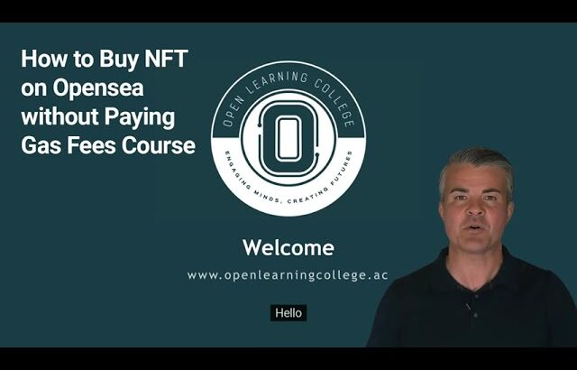 How to Buy NFT on Opensea without Paying Gas Fees Course