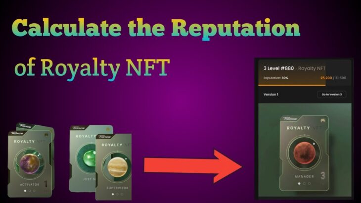 How to Calculate the Reputation of Royalty NFT in Meta Force