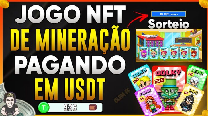 JOGO NFT DE MINERAÇÃO PAGANDO, VEJA COMO GANHAR RENDA PASSIVA NO MINING ROOM (OPORTUNIDADE)