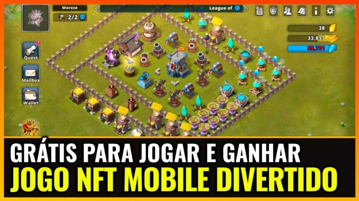 JOGO NFT MOBILE GRÁTIS PARA JOGAR E GANHAR SIMPLES E DIVERTIDO  – CLASH ROW