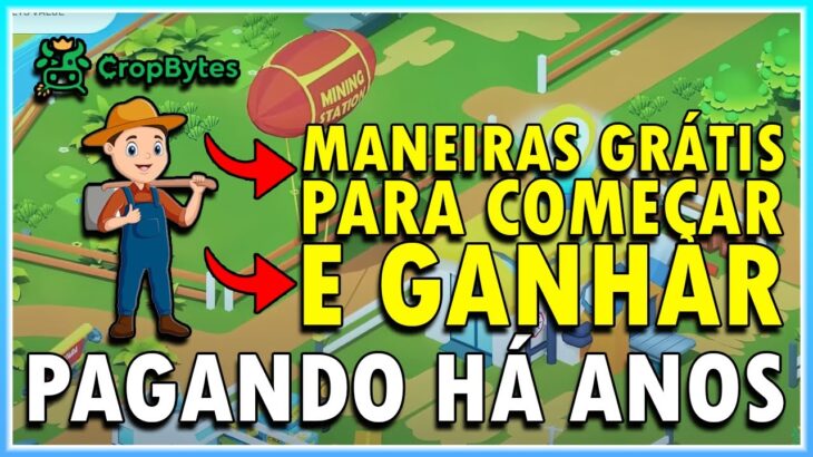 Jogo NFT de Fazendinha Pagando Bem Há ANOS! São MUITAS MANEIRAS Grátis de GANHAR DINHEIRO Crop Bytes