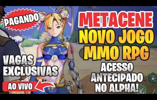 METACENE NOVO JOGO NFT MMORPG PAGANDO NO ALPHA – 50 VAGAS LIMITADAS PARA INSCRITOS DO CANAL