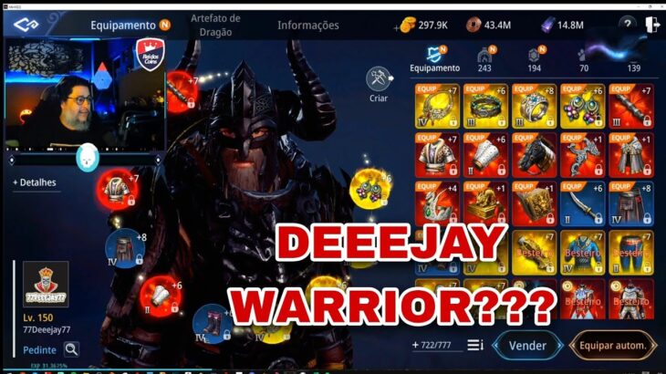 Mir4 77DEEEJAY777 TRYING TO USE WARRIOR #mir4 #mir4global #nft @Mir4update