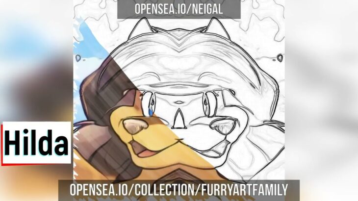 NFT Collection Furry Art Family   Hilda