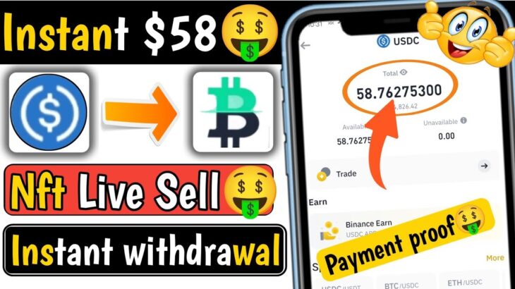 New Crypto loot Today🔥| Limewire Nft Sell🤑| 100$ Profit🤯| Withdrawal Prosess😱 #instant #cryptoloot