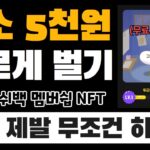 OK캐쉬백 멤버쉽 NFT, 무료 민팅하고 빠르게 5천원 벌기 (Feat. 로드투리치 NFT) | ⭐️대기업 “SK플래닛”에서 출시!