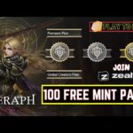 Serraph 100 NFT free Mint $29,500 equivalent Token prize pool