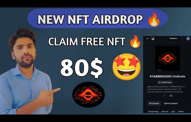 Starbreeder DAO Nft Airdrop Loot 🤩|| Claim Free Nft 🔥|| 80$ Floor price 🤩|| Don’t mis 😱