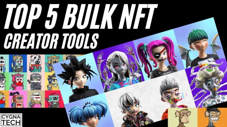 Top 5 Bulk NFT Creator Tools | Bulk NFT Creator Websites | How To Create Bulk NFTs For OpenSea