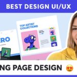 UNIQUE NFT LANDING PAGE  – UI/UX Design Inspiration