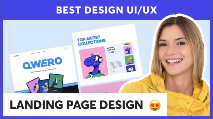 UNIQUE NFT LANDING PAGE  – UI/UX Design Inspiration