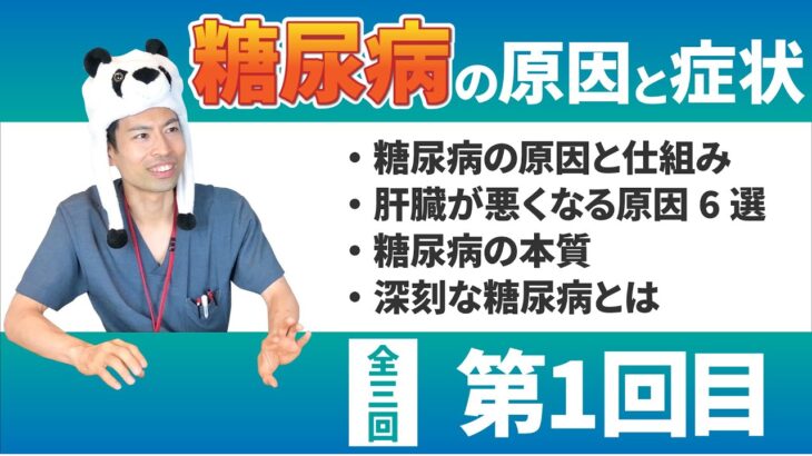 【糖尿病＃1】糖尿病とはどんな病気？原因と症状